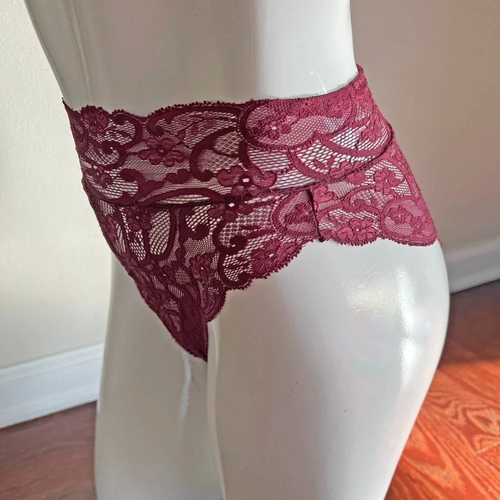 ‼️Sale ‼️Sexy High-Waisted Red All Lace Panties